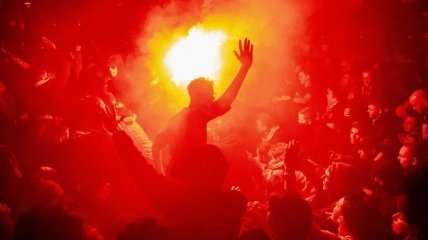 Полиция арестовала несколько фанатов Аякса во время матча Лиги чемпионов
