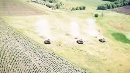 Военные показали боеготовность украинских танков (Видео)