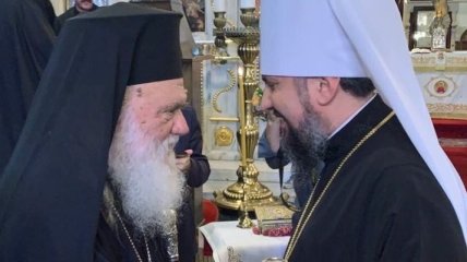 В РПЦ обещают прекратить общение с главой Элладской церкви из-за признания ПЦУ