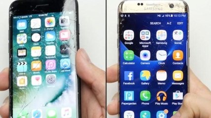 Кто прочнее: iPhone 7 против Galaxy S7 edge