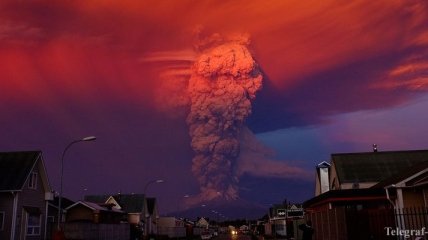 В Чили произошло извержение вулкана Кальбуко