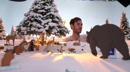Удивительная анимационная реклама к Рождеству (видео)