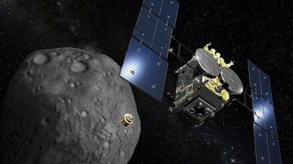 Космическая станция Hayabusa-2 высадила на астероид два зонда 