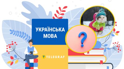 Українська мова, кіт, знак питання