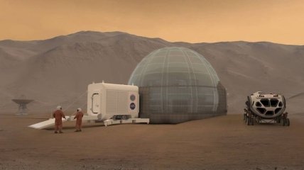 Ученые предложили защитить колонизаторов Марса с помощью ледяного купола