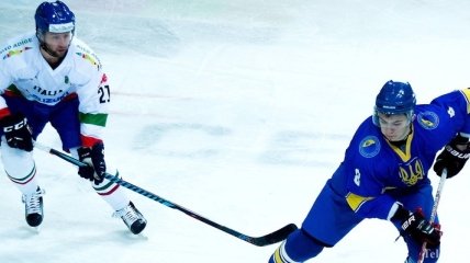 Хоккей. Украина в дополнительное время обыграла Италию (Видео)