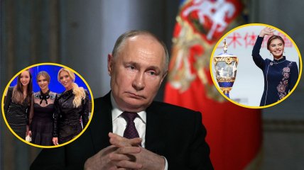 Алина Кабаева и Владимир Путин