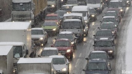 Пробки в Москве растянулись на 3,5 тысяч км
