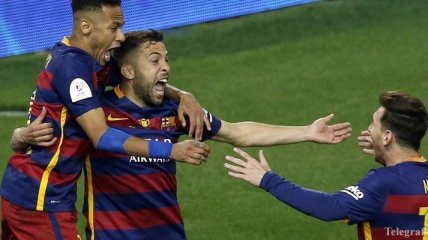 Финал Кубка Испании: "Барселона" в дополнительное время выиграла у "Севильи"