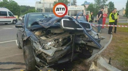 В Киеве такси попало в смертельное ДТП