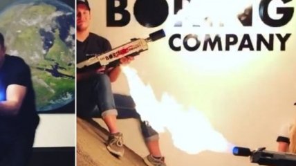 Илон Маск представил новый огнемет The Boring Company (Видео)