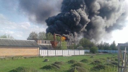 В Черкассах возник масштабный пожар 