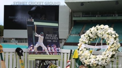 В Австралии попрощались с крикетистом, который умер от попадания мяча