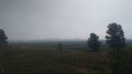 В Северодонецке пожар на территории завода "Азот"
