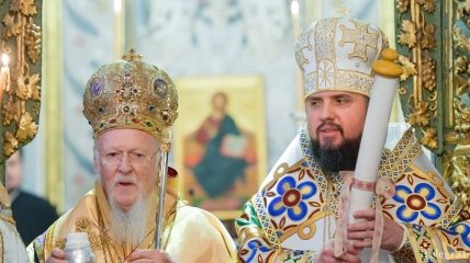 В Софийском соборе в Киеве провели рождественскую литургию (Видео)