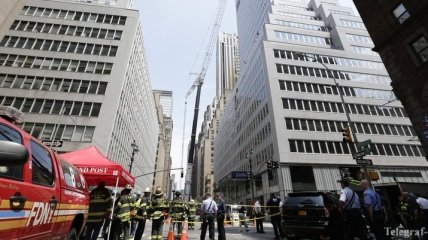 В Нью-Йорке произошел инцидент со строительным краном