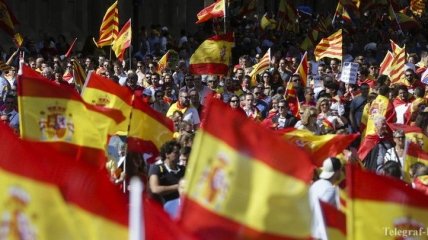 В Барселоне на митинг вышли около миллиона человек 