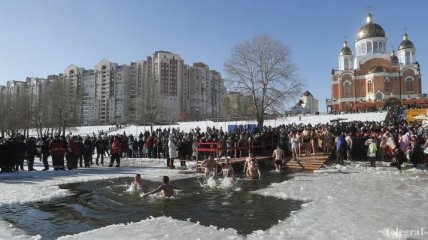 Крещение 2019: как украинцы ныряли в проруби