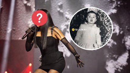 На детском фото ничего не выдает эту популярную певицу