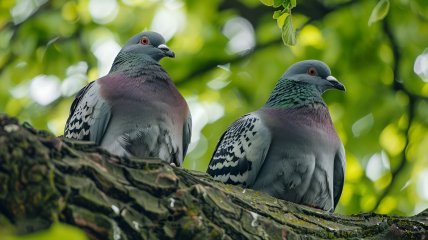 Які дикі голуби живуть у містах