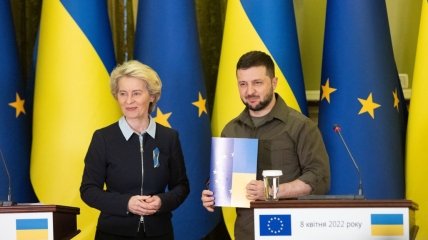 Украина подала заявку на вступление в ЕС в феврале 2022 года