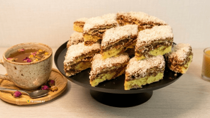 Польське печиво з шоколадного та світлого тіста