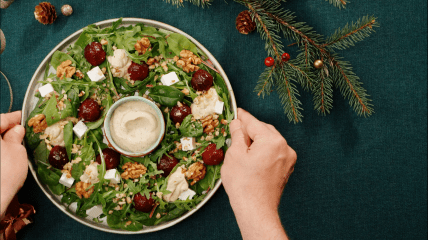 Салат «Різдвяний вінок»