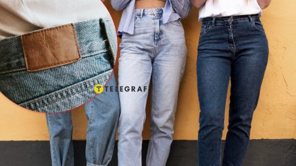 Джинсы с кожаной нашивкой