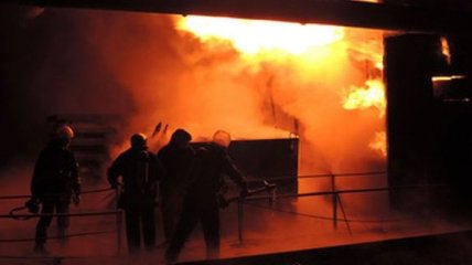 Ликвидирован пожар на деревообрабатывающем цеху в Киеве