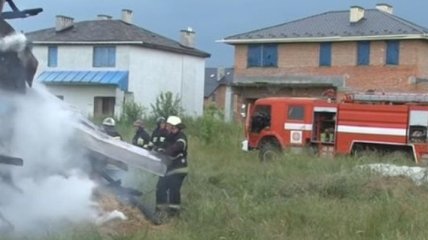 Во Львовской области в результате пожара уничтожен жилой дом (Видео)