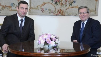 Кличко встретился с президентом Польши  