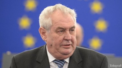 Президент Чехии призвал скорее отменить санкции против РФ