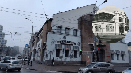 Здание бывшего ресторана "Юбилейный"