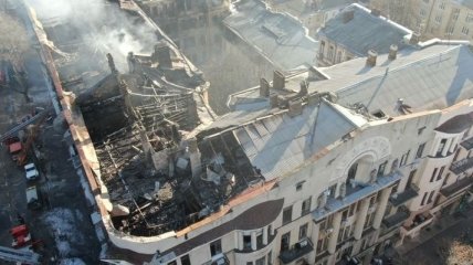 Пожар в Одессе: спасатели приступили к разбору завалов