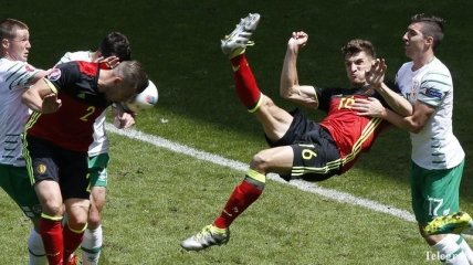 Результат матча Бельгия - Ирландия 3:0 на Евро-2016
