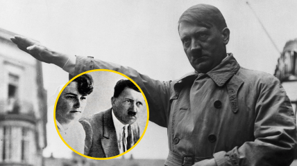 Адольф Гитлер и его племянница Гели Раубаль