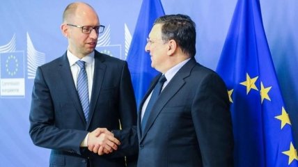 Яценюк: Баррозу вписал свою страницу в историю Украины