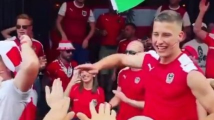 Украинцы и австрийцы устроили перекличку перед матчем Евро-2020 (видео)