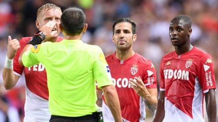 Хавбек Монако Фабрегас дисквалифицирован на три матча Лиги 1