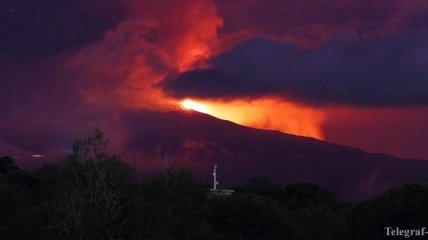 В Италии началось извержение вулкана Этна