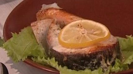 Сёмга под соусом "Айоли"