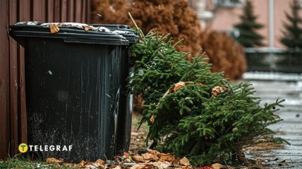 Рано или поздно приходит время убирать елку (фото создано с помощью ИИ)
