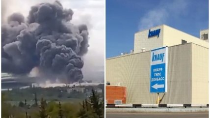 Завод Knauf у Соледарі загорівся після ворожого авіаудару