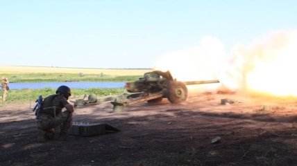 В Украине прошли соревнования боевых расчетов противотанковой артиллерии (фото)