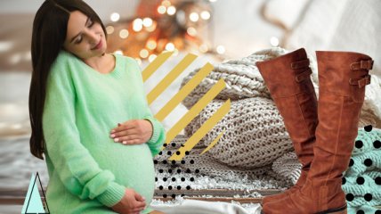 Гардероб для беременных: как  выглядеть стильно зимой