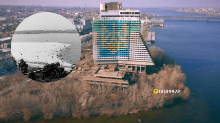 На месте "Паруса" в Днепре был песчаный пляж