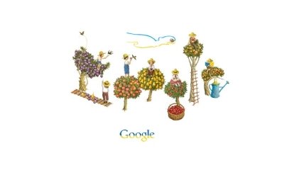 Google разместила праздничный дудл в честь Дня Независимости Украины