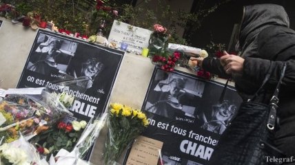 В Париже вспоминают жертв терактов в Charlie Hebdo