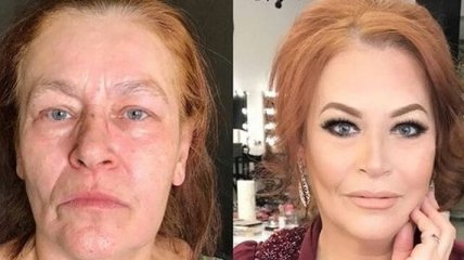 Шокирующие преображения женщин в красоток с помощью макияжа (Фото) 