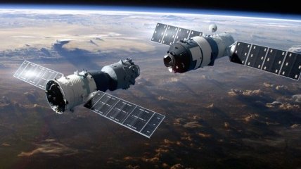 Появился первый снимок падающей на Землю китайской космической станции